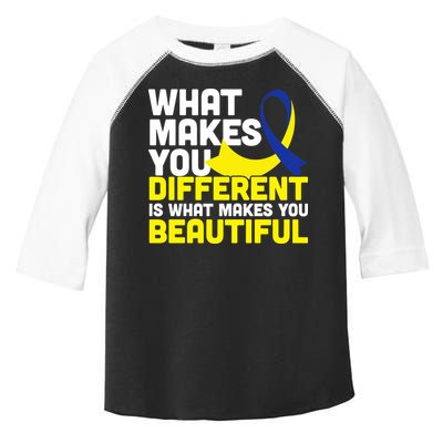 What Makes You Different Down Syndrome Awareness Toddler Fine Jersey T-Shirt