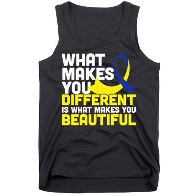 What Makes You Different Down Syndrome Awareness Tank Top