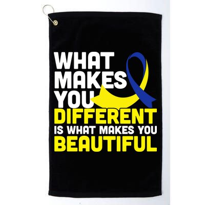 What Makes You Different Down Syndrome Awareness Golf Towel