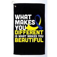What Makes You Different Down Syndrome Awareness Golf Towel