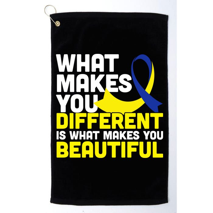 What Makes You Different Down Syndrome Awareness Golf Towel