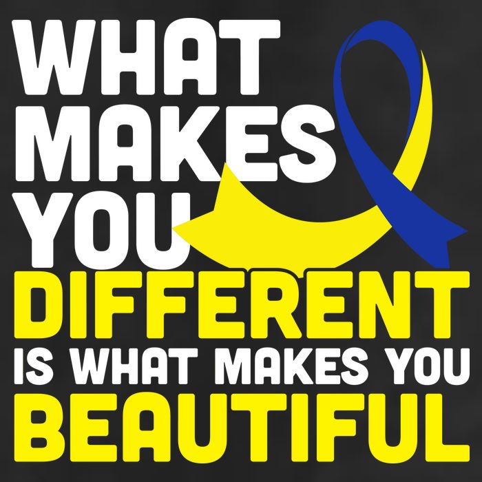 What Makes You Different Down Syndrome Awareness Golf Towel