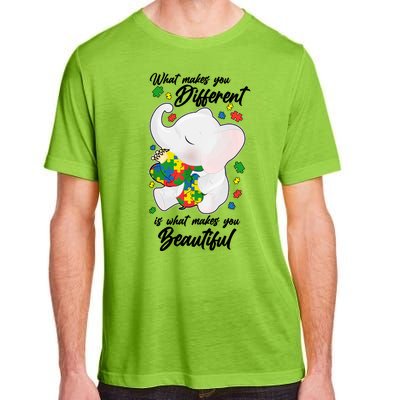 What Makes You Different Is What Makes You Beautiful Autism Adult ChromaSoft Performance T-Shirt