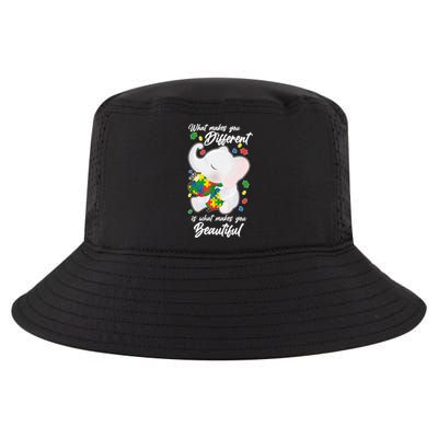 What Makes You Different Is What Makes You Beautiful Autism Cool Comfort Performance Bucket Hat