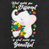What Makes You Different Is What Makes You Beautiful Autism Cool Comfort Performance Bucket Hat
