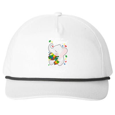 What Makes You Different Is What Makes You Beautiful Autism Snapback Five-Panel Rope Hat