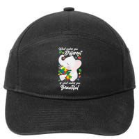 What Makes You Different Is What Makes You Beautiful Autism 7-Panel Snapback Hat