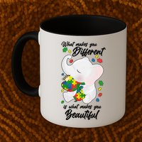 What Makes You Different Is What Makes You Beautiful Autism Mug