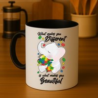 What Makes You Different Is What Makes You Beautiful Autism Mug