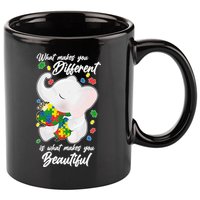 What Makes You Different Is What Makes You Beautiful Autism 11oz C Handle Ceramic Mug