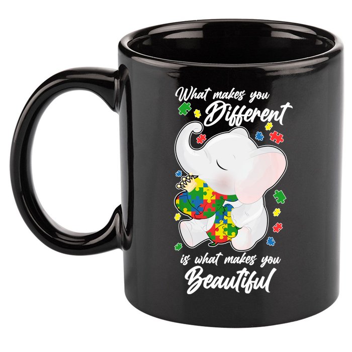 What Makes You Different Is What Makes You Beautiful Autism 11oz C Handle Ceramic Mug