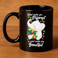 What Makes You Different Is What Makes You Beautiful Autism 11oz C Handle Ceramic Mug