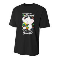 What Makes You Different Is What Makes You Beautiful Autism Youth Performance Sprint T-Shirt