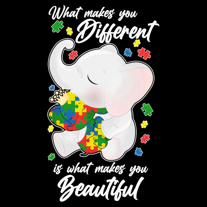 What Makes You Different Is What Makes You Beautiful Autism Youth Performance Sprint T-Shirt