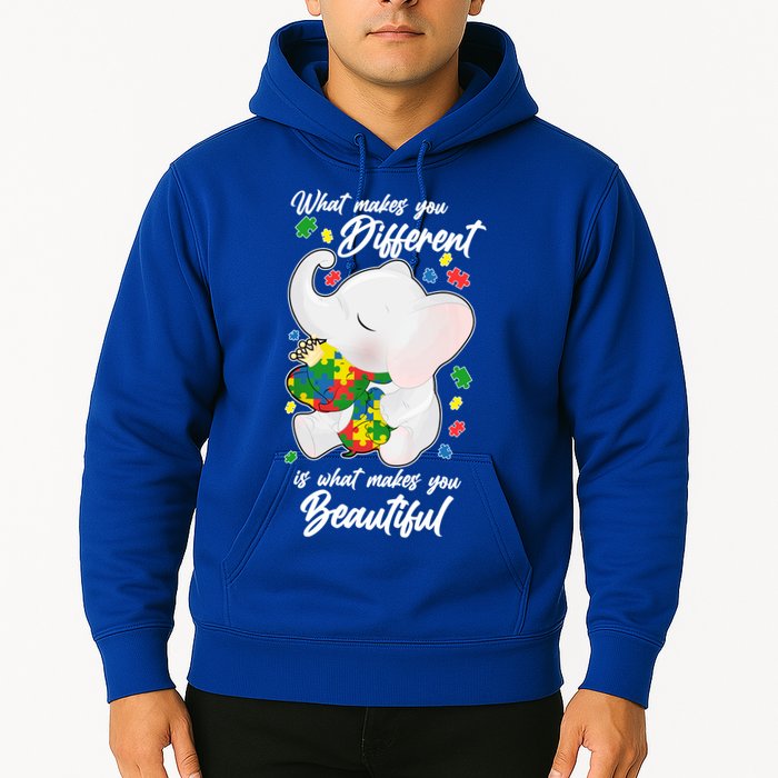 What Makes You Different Is What Makes You Beautiful Autism Hoodie