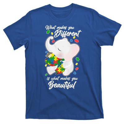 What Makes You Different Is What Makes You Beautiful Autism T-Shirt