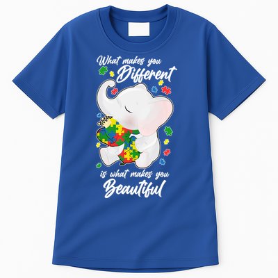 What Makes You Different Is What Makes You Beautiful Autism Tall T-Shirt