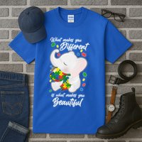 What Makes You Different Is What Makes You Beautiful Autism Tall T-Shirt