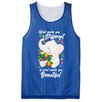 What Makes You Different Is What Makes You Beautiful Autism Mesh Reversible Basketball Jersey Tank
