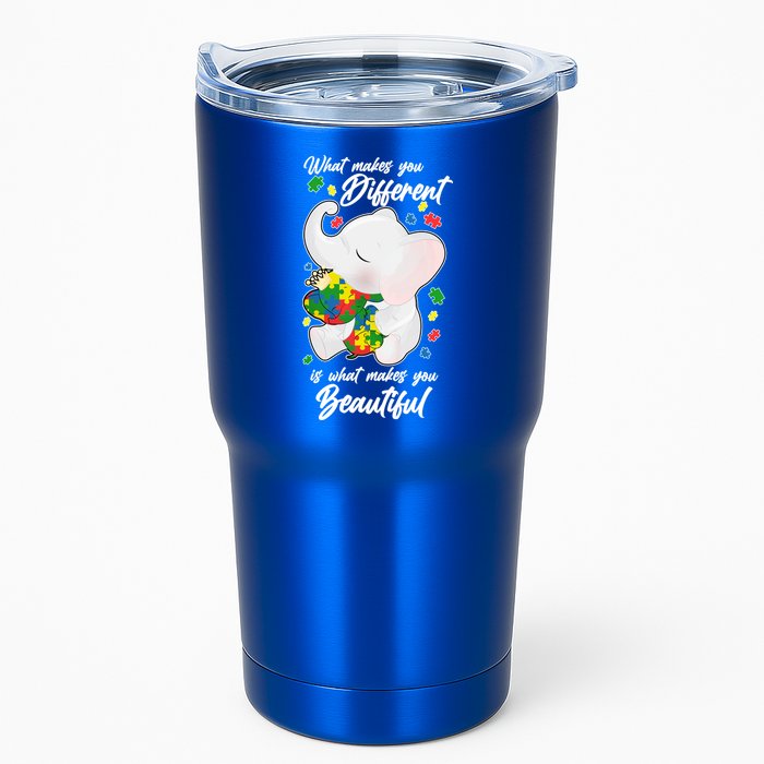 What Makes You Different Is What Makes You Beautiful Autism Tumbler