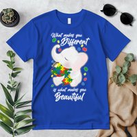 What Makes You Different Is What Makes You Beautiful Autism Premium T-Shirt