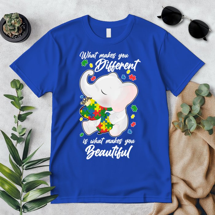 What Makes You Different Is What Makes You Beautiful Autism Premium T-Shirt