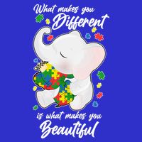 What Makes You Different Is What Makes You Beautiful Autism Premium T-Shirt