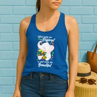 What Makes You Different Is What Makes You Beautiful Autism Womens Tank Top