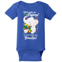 What Makes You Different Is What Makes You Beautiful Autism Baby Bodysuit