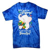 What Makes You Different Is What Makes You Beautiful Autism Tie-Dye T-Shirt