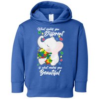 What Makes You Different Is What Makes You Beautiful Autism Toddler Hoodie