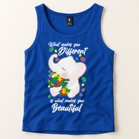 What Makes You Different Is What Makes You Beautiful Autism Tank Top