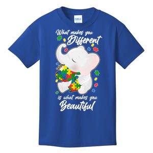 What Makes You Different Is What Makes You Beautiful Autism Kids T-Shirt