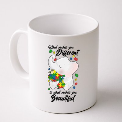 What Makes You Different Is What Makes You Beautiful Autism Coffee Mug