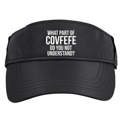 What Part of Covfefe Do You Not Understand? Adult Drive Performance Visor