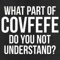 What Part of Covfefe Do You Not Understand? Crop Fleece Hoodie