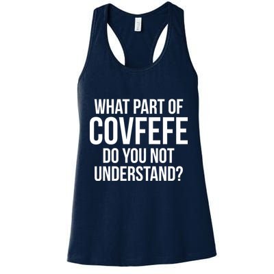 What Part of Covfefe Do You Not Understand? Womens Tank Top
