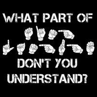 What Part Of Silent Language Don't You Understand Cooling Performance Long Sleeve Crew