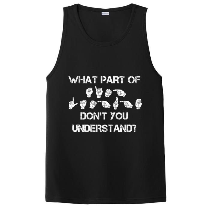What Part Of Silent Language Don't You Understand PosiCharge Competitor Tank