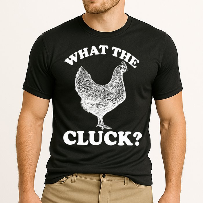 What the Cluck? Funny Chicken Cooling Performance Crew T-Shirt