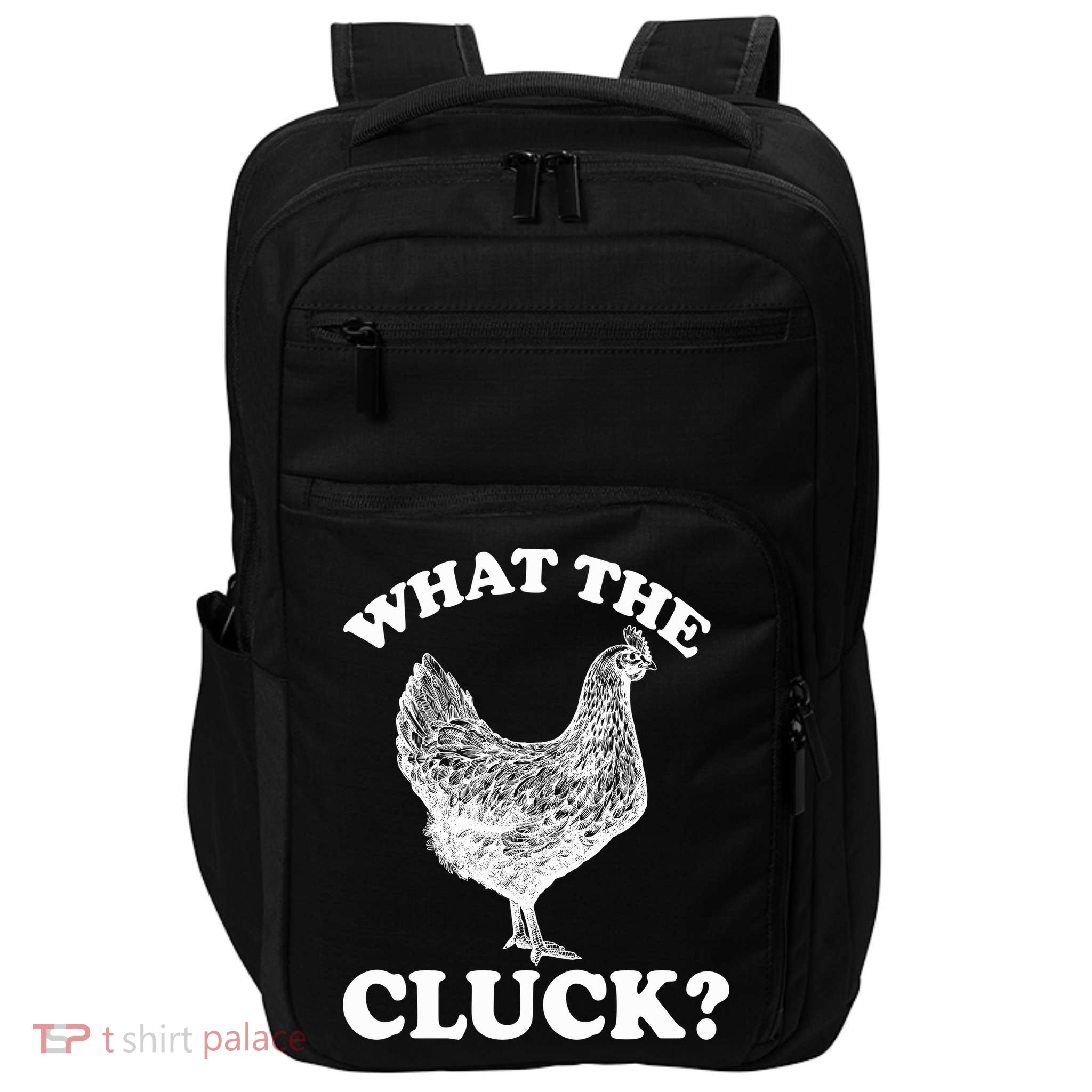 What the Cluck? Funny Chicken Impact Tech Backpack