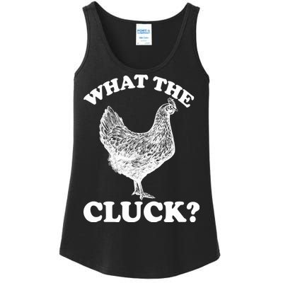 What the Cluck? Funny Chicken Ladies Essential Tank