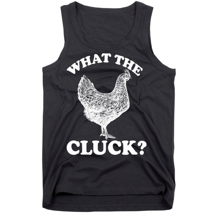 What the Cluck? Funny Chicken Tank Top