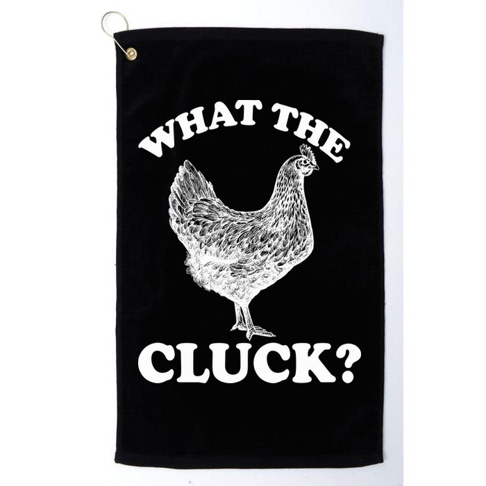 What the Cluck? Funny Chicken Golf Towel