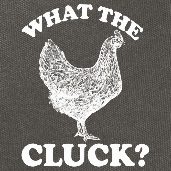 What the Cluck? Funny Chicken Cotton Canvas Backpack