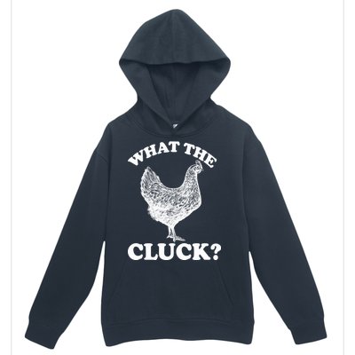 What the Cluck? Funny Chicken Urban Pullover Hoodie