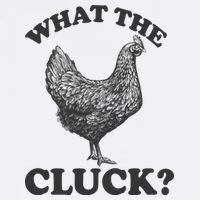 What the Cluck? Funny Chicken Garment-Dyed Sweatshirt