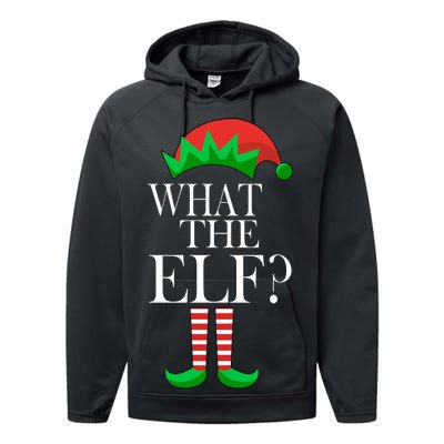 What The Elf Funny Family Matching Christmas Performance Fleece Hoodie