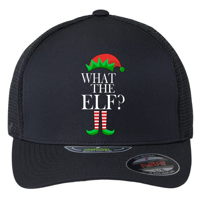 What The Elf Funny Family Matching Christmas Flexfit Unipanel Trucker Cap