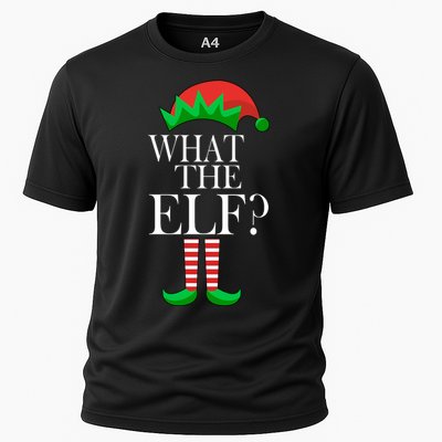 What The Elf Funny Family Matching Christmas Cooling Performance Crew T-Shirt